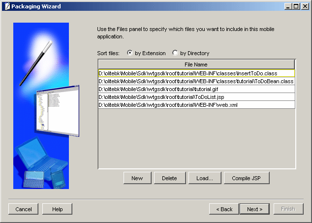 Use this dialog to compile JSP.