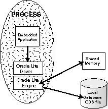Single process embedded application with ODB libraries Single process embedded application with ODB libraries