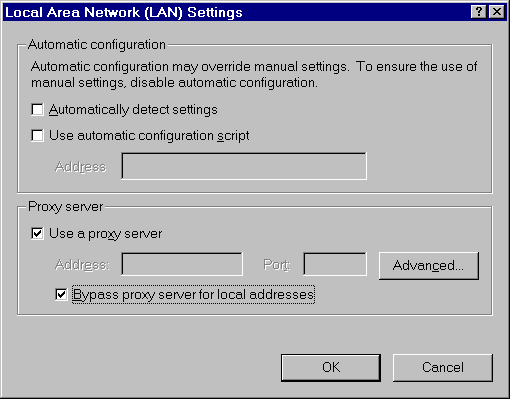 This image displays the local area network settings dialog.