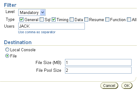 Configure Data Synchronization component tracing Configure Data Synchronization component tracing
