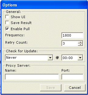 Device client manager options Device client manager options