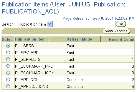 Publication items in Out-Queue subscription Publication items in Out-Queue subscription