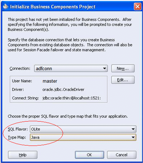 Initialize business components Initialize business components