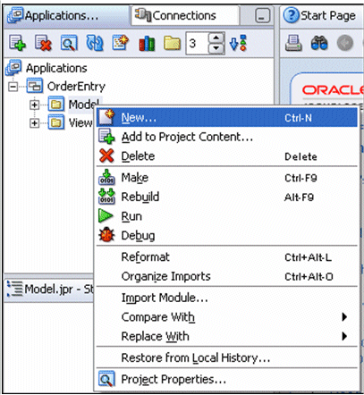 Create new project