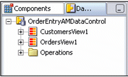 Data control palette