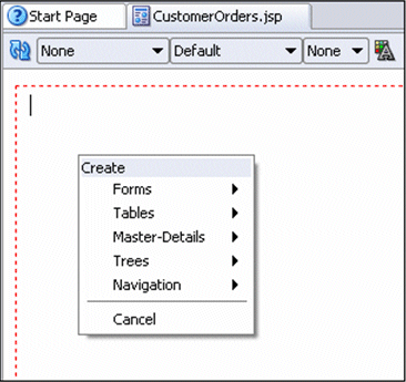 Visual editor