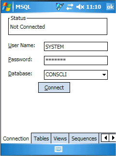 mSQL UI mSQL UI