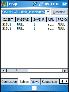 mSQL UI mSQL UI