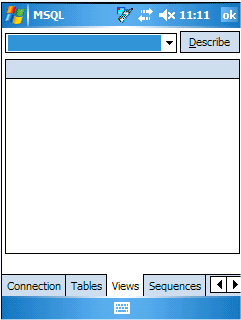 mSQL UI mSQL UI