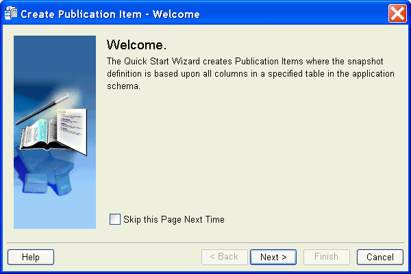 Welcome screen Welcome screen