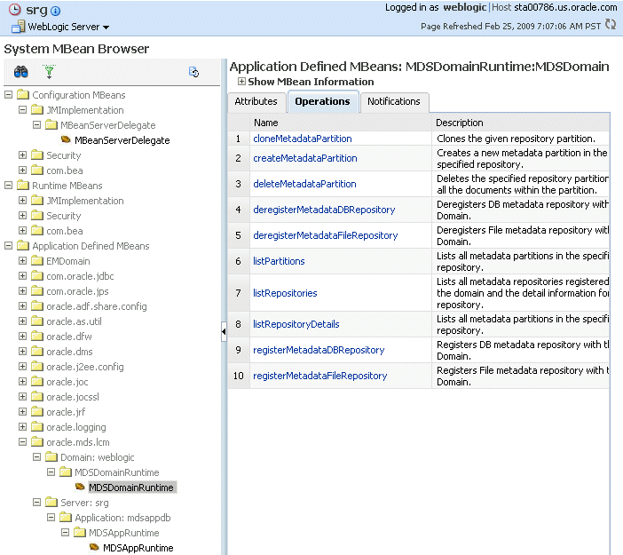 Description of mds_mbean.gif follows Description of mds_mbean.gif follows
