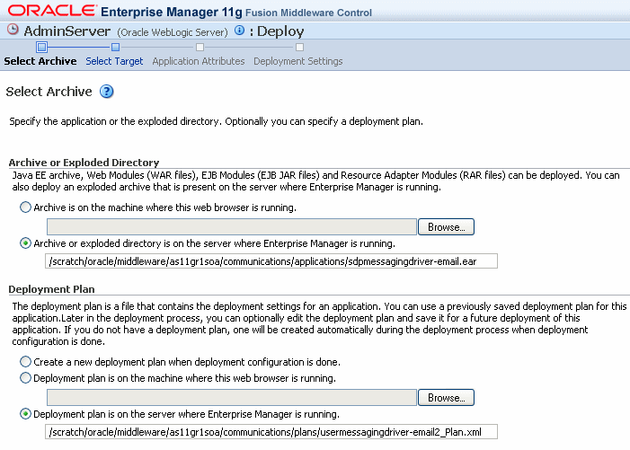 Deploying UMS Drivers using EM Deploying UMS Drivers using EM