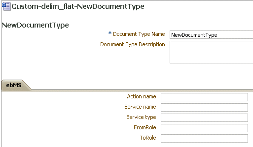 ebMS parameters ebMS parameters