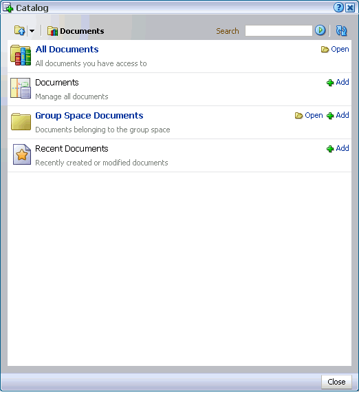 Documents task flows in WebCenter Spaces Documents task flows in WebCenter Spaces
