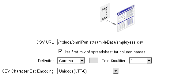 Source tab for a spreadsheet data type Source tab for a spreadsheet data type