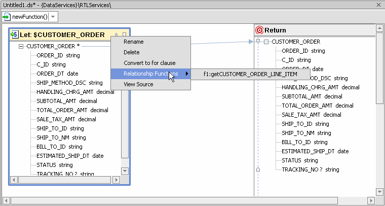 Adding a Relationship Function