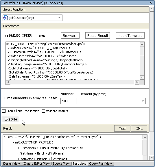 Using XML Type Template to Guide Data Input