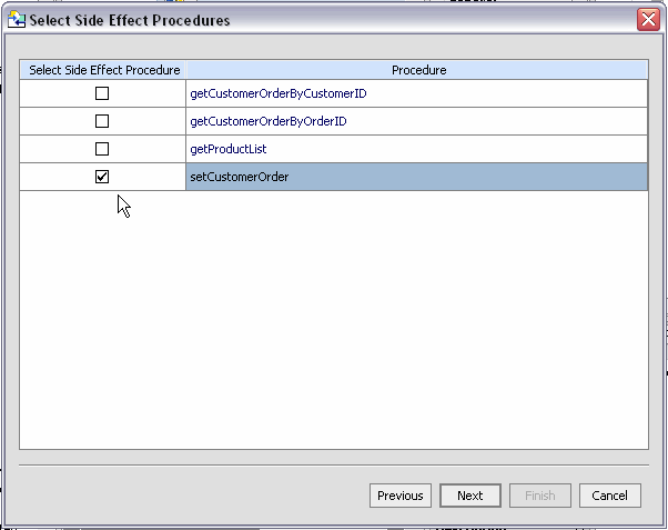 Marking Imported Operations DSP Procedures