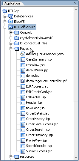 JSP Pages in the RTLApp