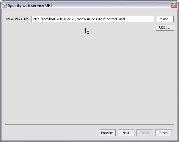 Locating a Web Service