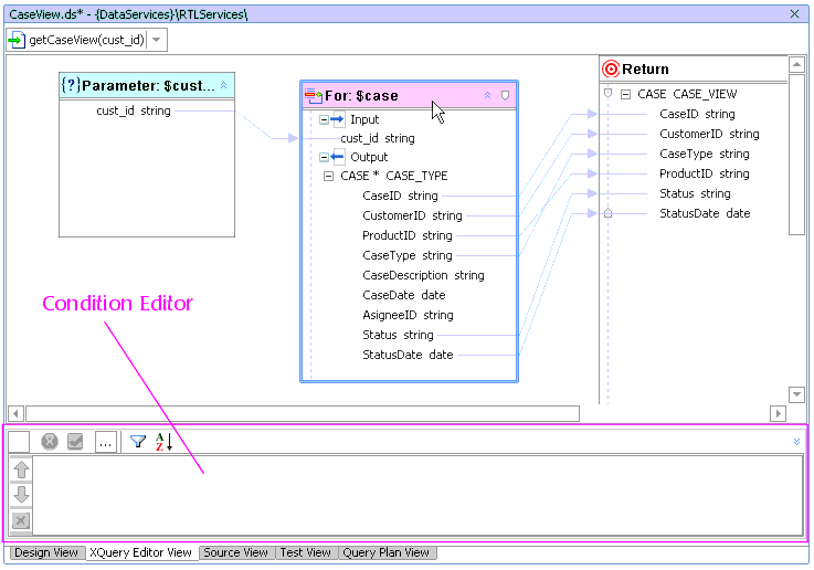 Multifunction Condition Editor