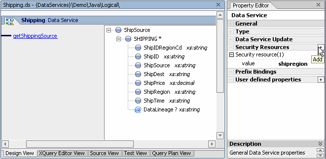 Create a Security Resource