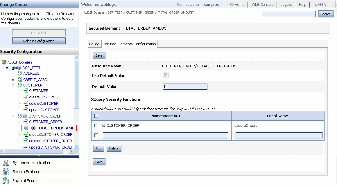 Applying XQuery Functions for Security