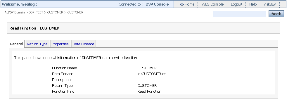 Function Metadata
