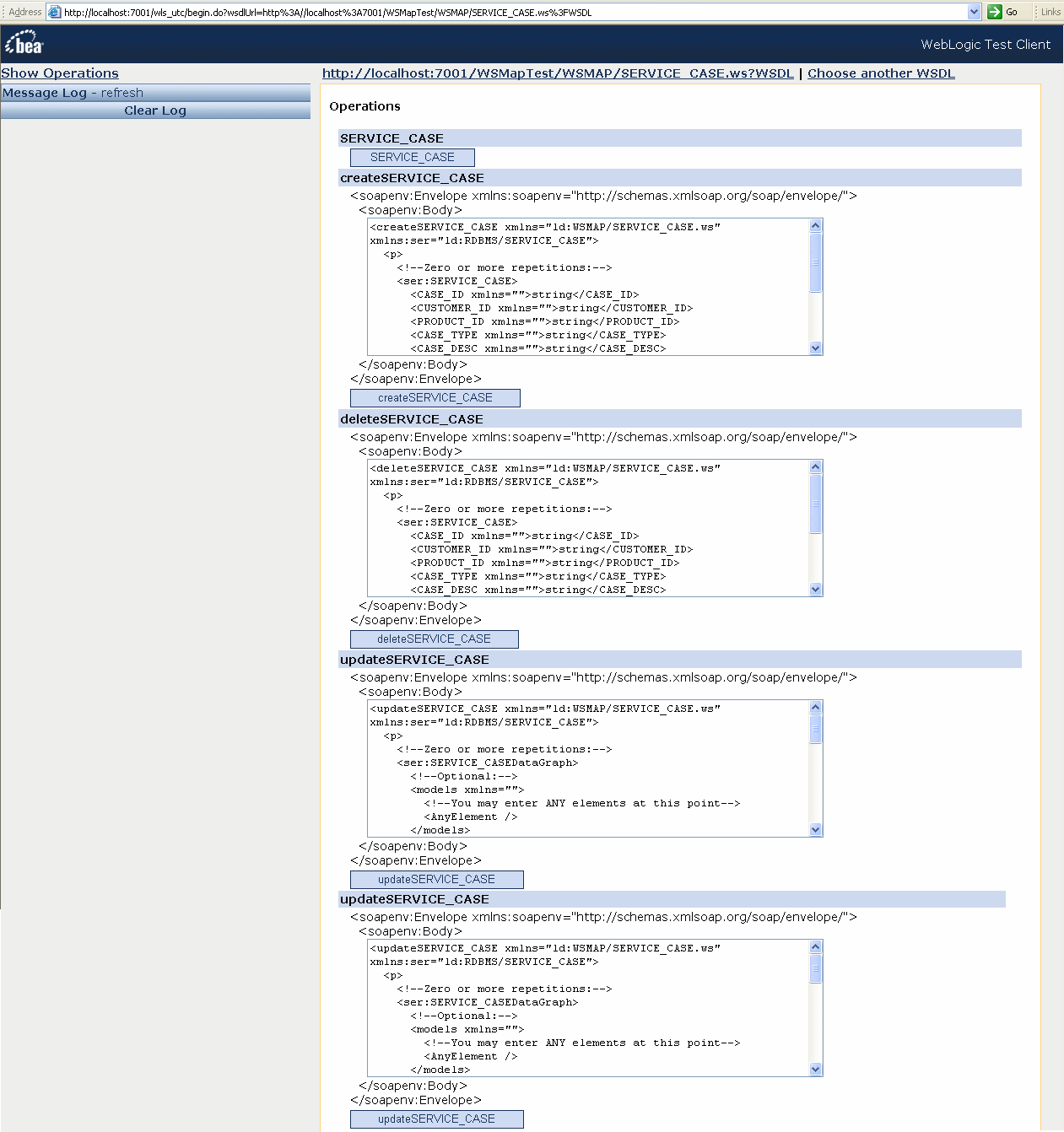 WebLogic Test Client