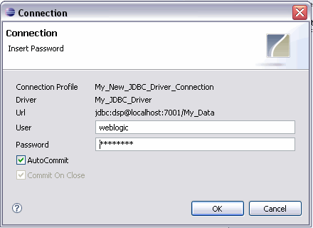 Connection Dialog