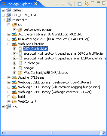 Location of DSP_Control.jar
