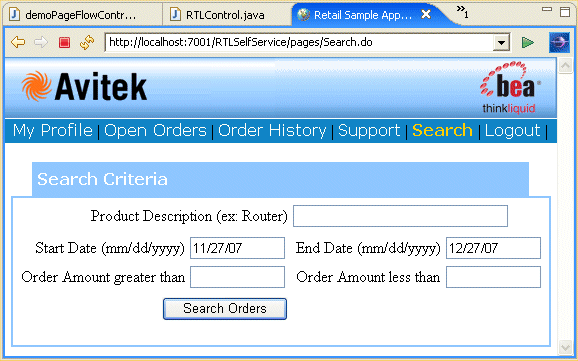 Search Page
