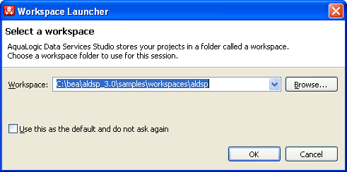 Data Services Studio Project Launcher