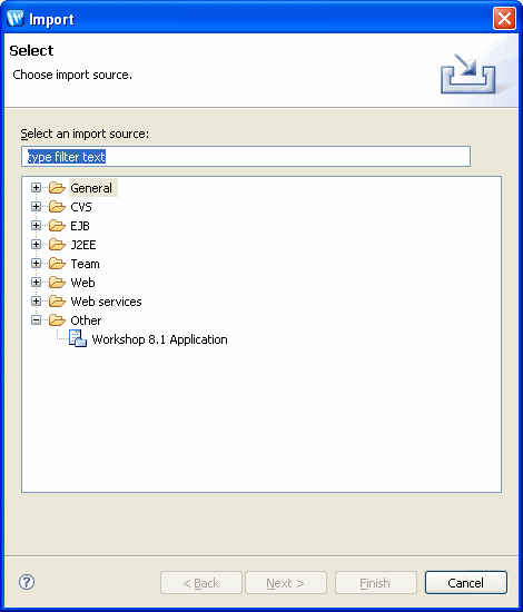 Import Dialog