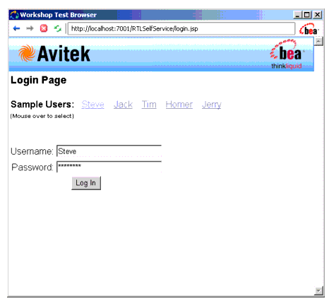 Authentication Page