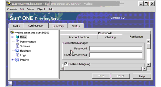 Directory Server Replication Page