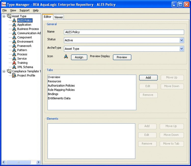 ALER Type Manager