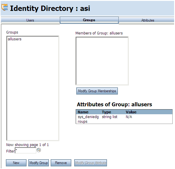 Identity Directory