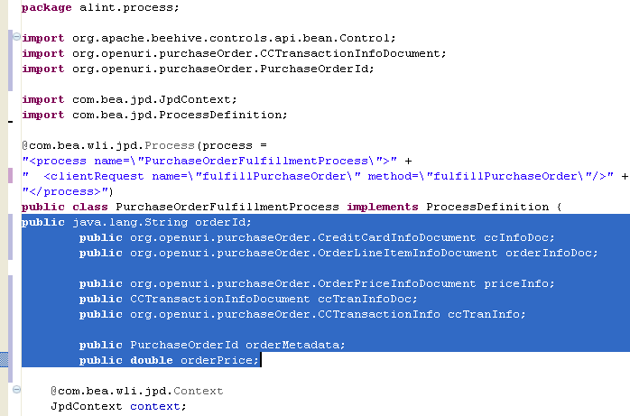 Create Variables in Source View
