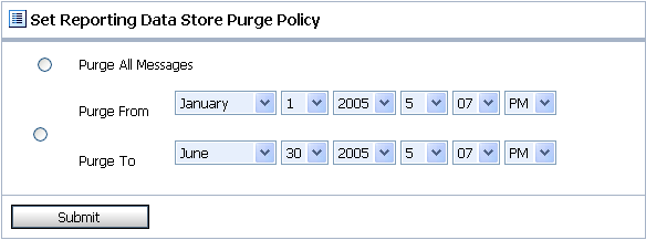 Purging Messages Page