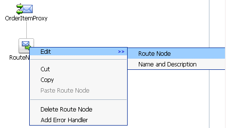 Edit Route Node Display