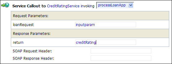 Configure Service Callout Action
