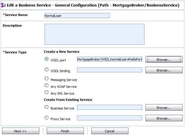 Create Business Service