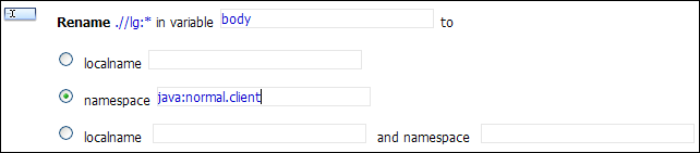 Add Rename Action