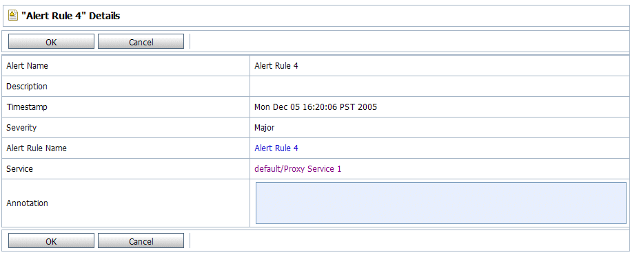 Rule Details Page