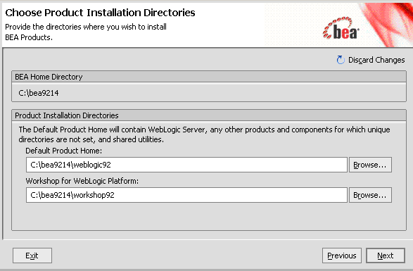 Choose Product Directory