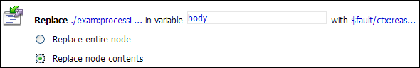 Add Error Handler Using Replace Action