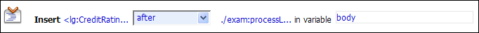 Insert New Element into Message 