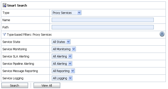 Type Based Filters: Proxy Services