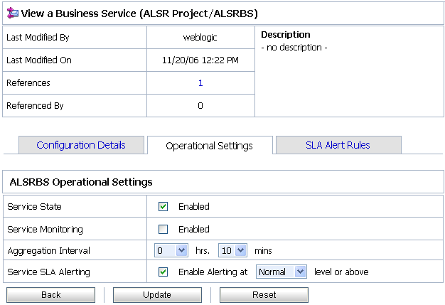View a Business Service